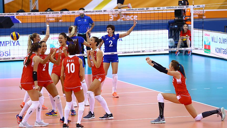 A Milli Kadın Voleybol Takımı yarı finale yükseldi