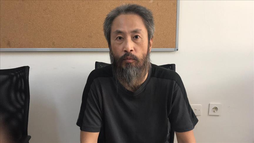 Suriye'den getirilen Japon gazeteci ülkesine dönüyor