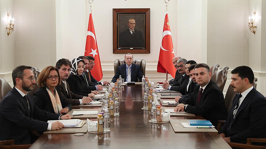 Cumhurbaşkanı Erdoğan başkanlığında Ekonomi Politikaları Kurulu toplandı