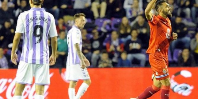 Valladolid sahasında Espanyol ile 1-1 berabere kaldı!
