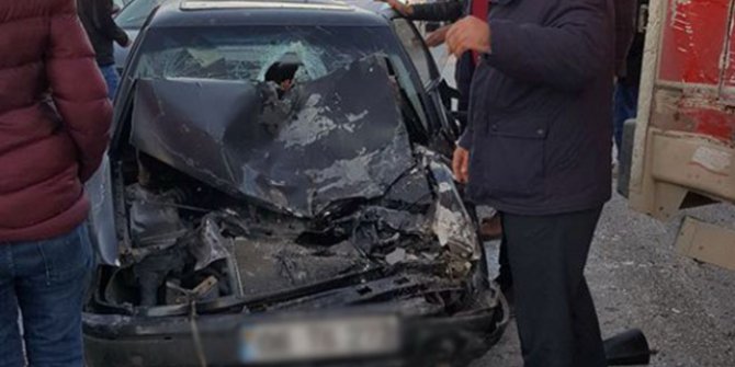 Ankara Kahramankazan'da zincirleme kaza: 6 yaralı!