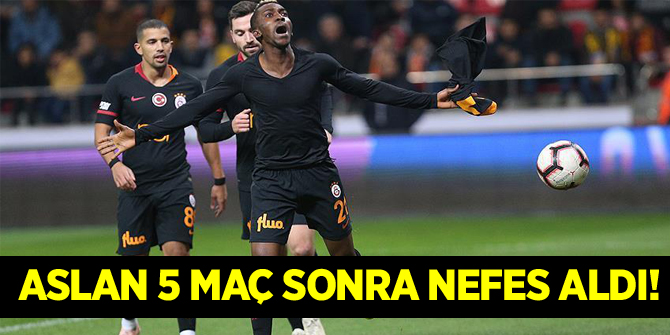 Aslan 5 maç sonra nefes aldı! Kayserispor - Galatasaray maç özeti ve golleri izle