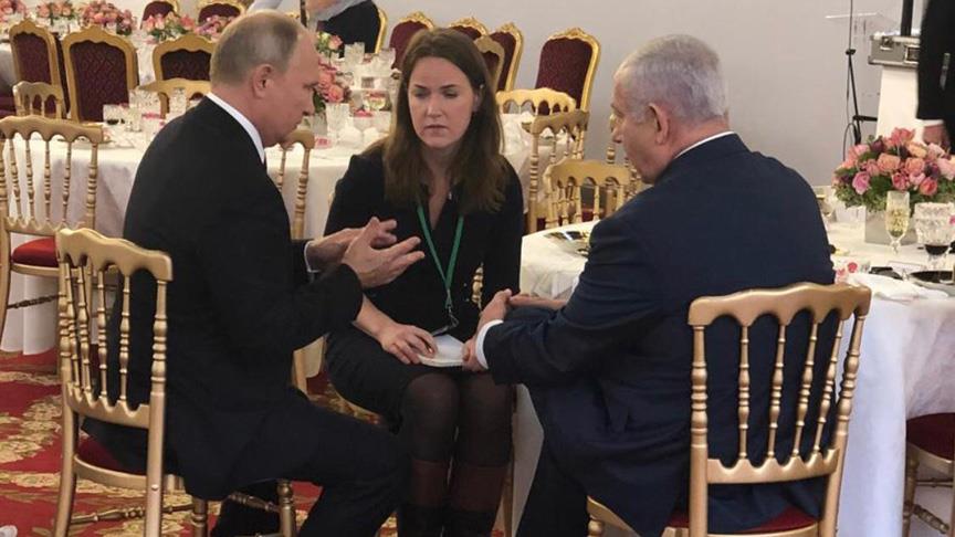 Netanyahu ile Putin Paris'te görüştü