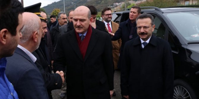 Soylu'dan Abdullah Karacan'ın ailesine taziye ziyareti