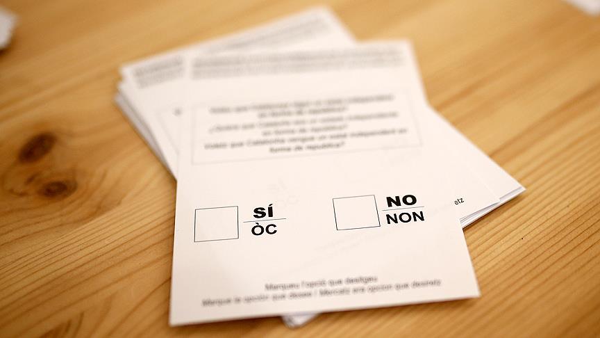 Katalonya'daki bağımsızlık referandumu sonuçları açıklandı
