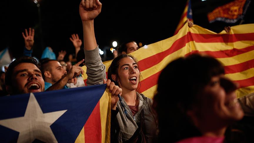 Katalonya'daki referandum İspanyol basınında
