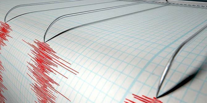 Yalova'daki 4,1'lik depremin ardından 10 artçı meydana geldi