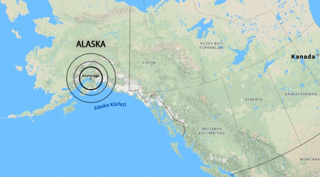 Alaska'da 6,6 büyüklüğünde deprem