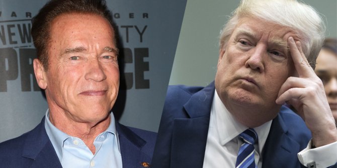 Schwarzenegger: Donald Trump için "çatlak" tabiri