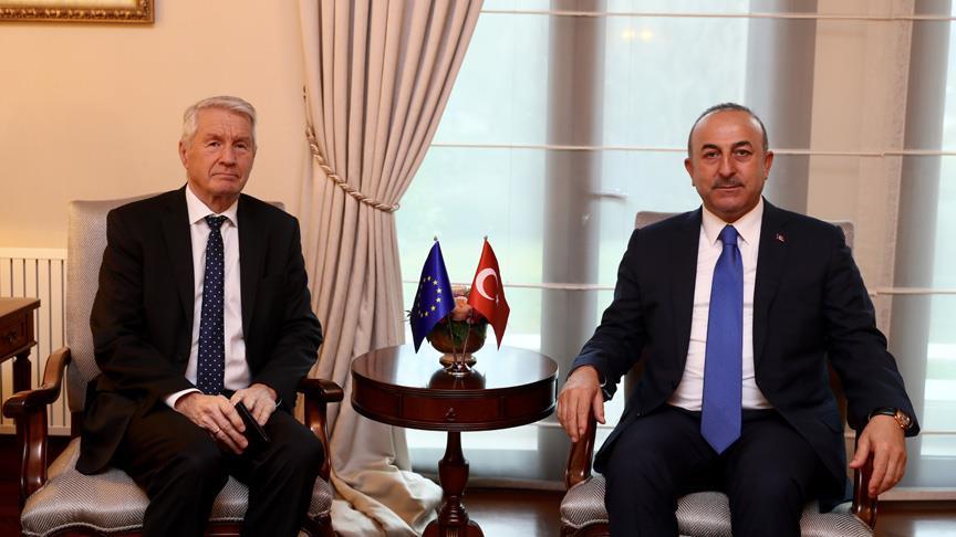 Çavuşoğlu, Avrupa Konseyi Genel Sekreteri Jagland ile telefonda görüştü