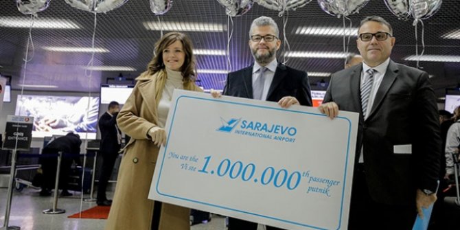 Uluslararası Saraybosna Havalimanı'nda 1 milyon yolcu rekoru