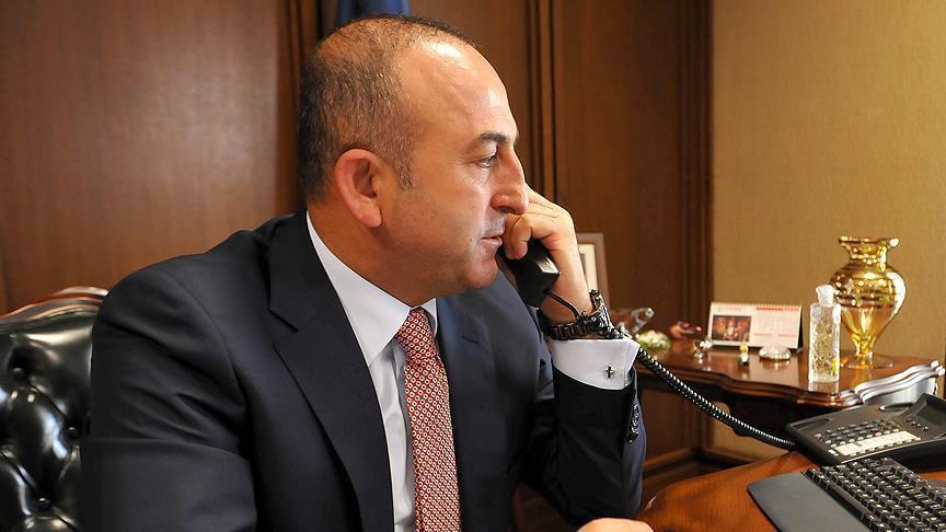 Çavuşoğlu'ndan telefon diplomasisi