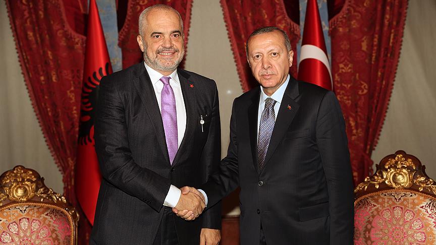 Başkan Erdoğan, Arnavutluk Başbakanı Rama'yı kabul etti