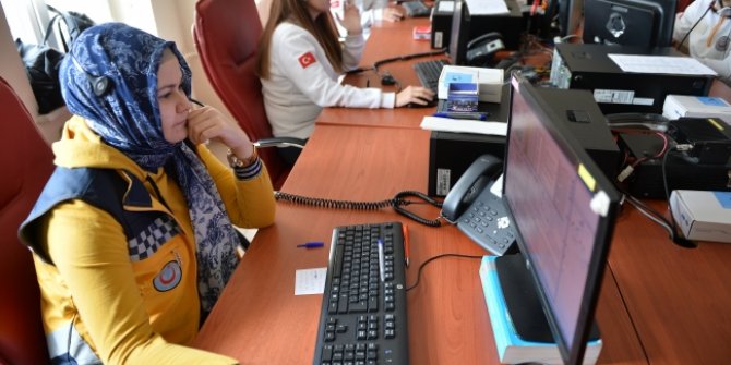 Sakarya'da 112 Komuta Kontrol Merkezine yapılan çağrıların yüzde 95'i asılsız
