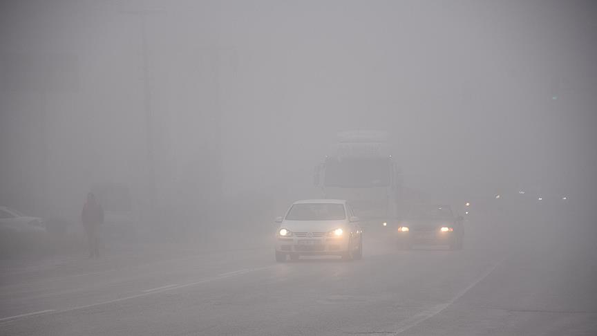 Kastamonu'da sis ulaşımı olumsuz etkiliyor!