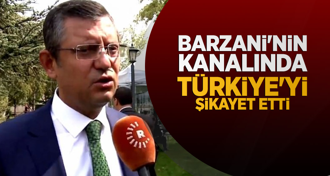 Barzani'nin kanalında Türkiye'yi şikayet etti