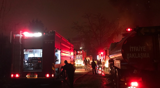 Bursa'da bir okulda yangın çıktı