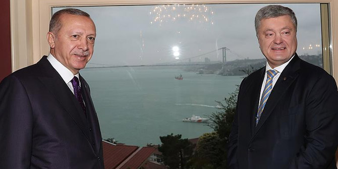 Cumhurbaşkanı Erdoğan, Poroşenko ile görüştü