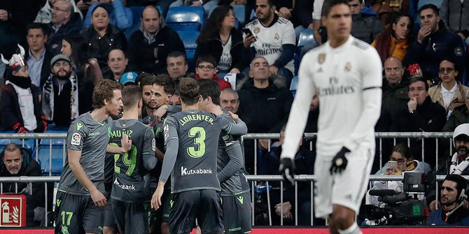 Real Madrid sahasında yenildi