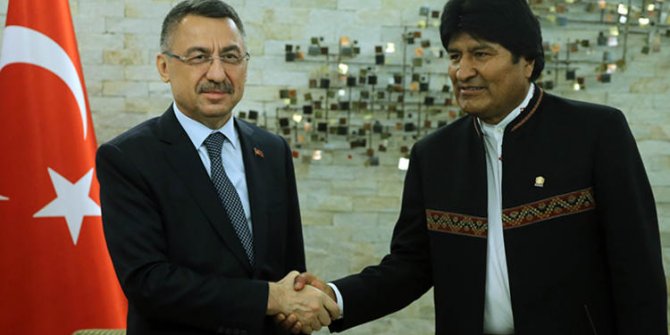 Cumhurbaşkanı Yardımcısı Fuat Oktay, Bolivya Devlet Başkanı ile görüştü!