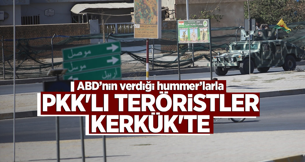 PKK'lı teröristler Kerkük'te devrede