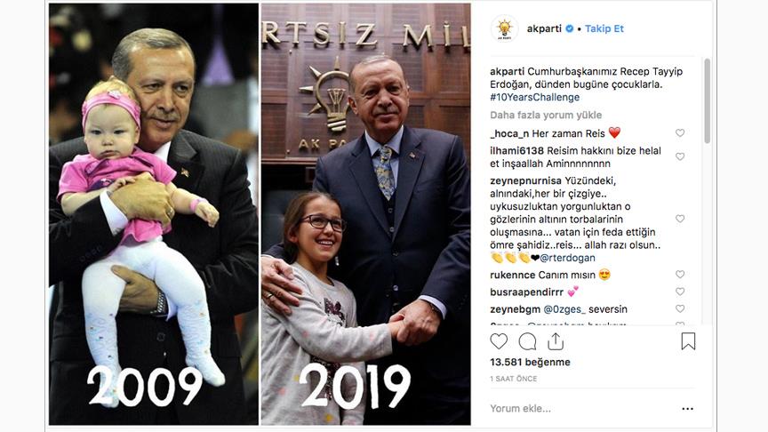 AK Parti'den Erdoğan'lı paylaşım
