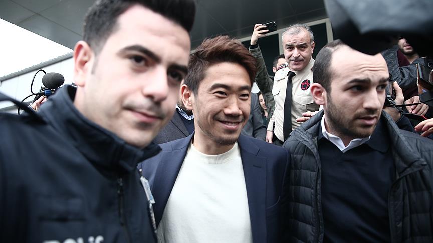 Shinji Kagawa Beşiktaş için İstanbul'a geldi