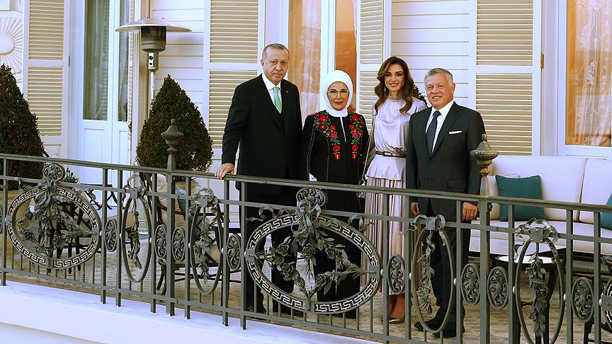 Emine Erdoğan'dan Ürdün Kralı'nın ziyaretine ilişkin paylaşım