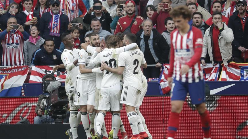 Madrid derbisi Real'in