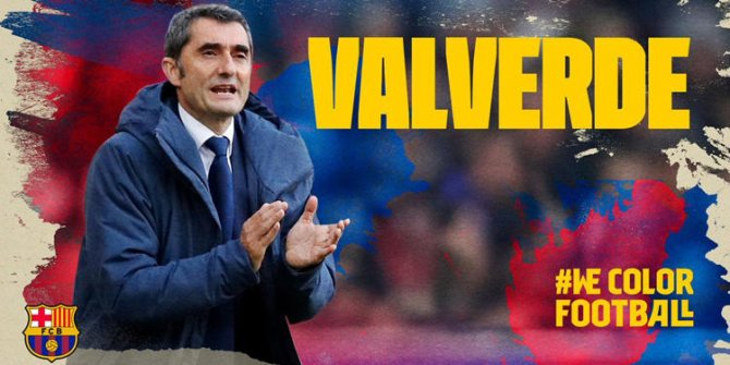 Barcelona Valverde'yi açıkladı! 2021'e kadar...