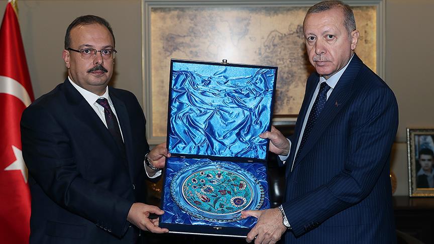 Cumhurbaşkanı Erdoğan, Bursa Valisi Canbolat'ı kabul etti