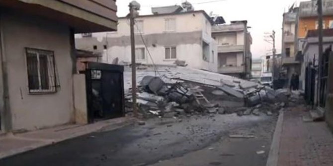 Mersin'de 5 katlı bina çöktü!