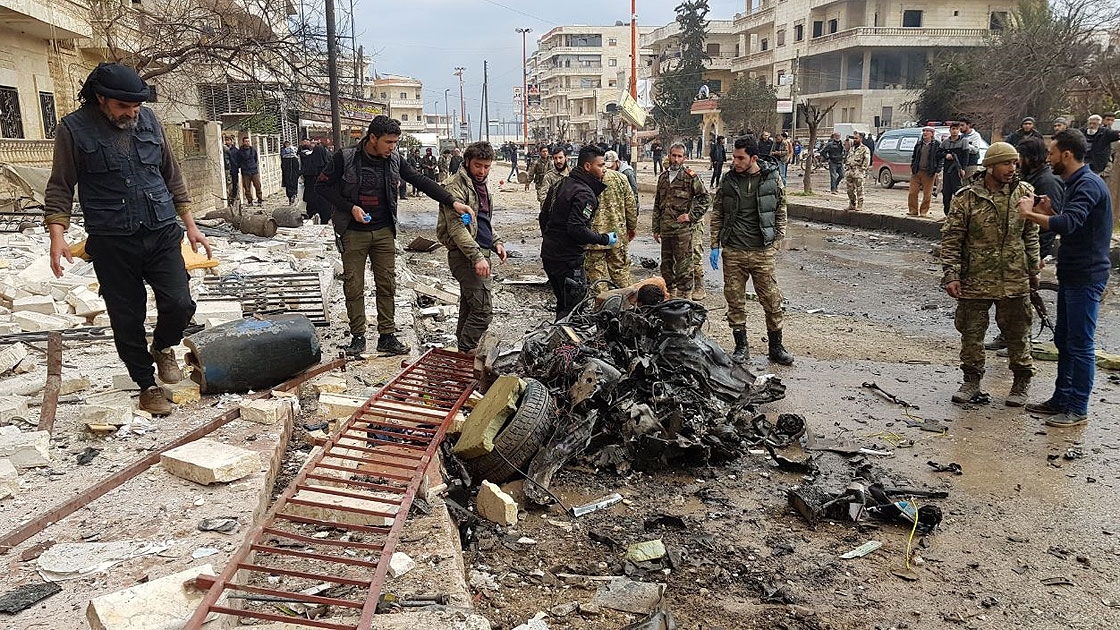Afrin'de terör saldırısı: 1 ölü, 20 yaralı