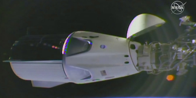 SpaceX'in personel taşıyıcı kapsülü Uluslararası Uzay İstasyonu'na ulaştı