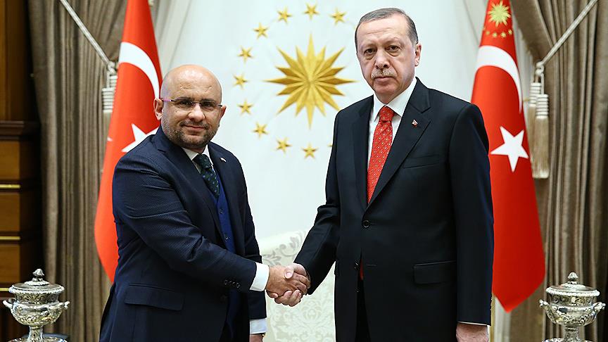 Cumhurbaşkanı Erdoğan, Yeşilay Genel Başkanı Öztürk’ü kabul etti
