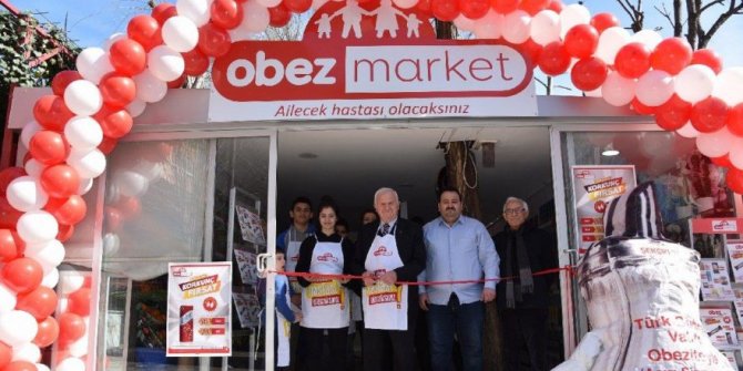 Türkiye’nin ilk ‘Obez Marketi’ açıldı!