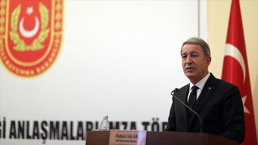 Milli Savunma Bakanı Akar: TSK'nın şanlı üniformasını hiçbir hainin taşımasına müsaade etmeyeceğiz