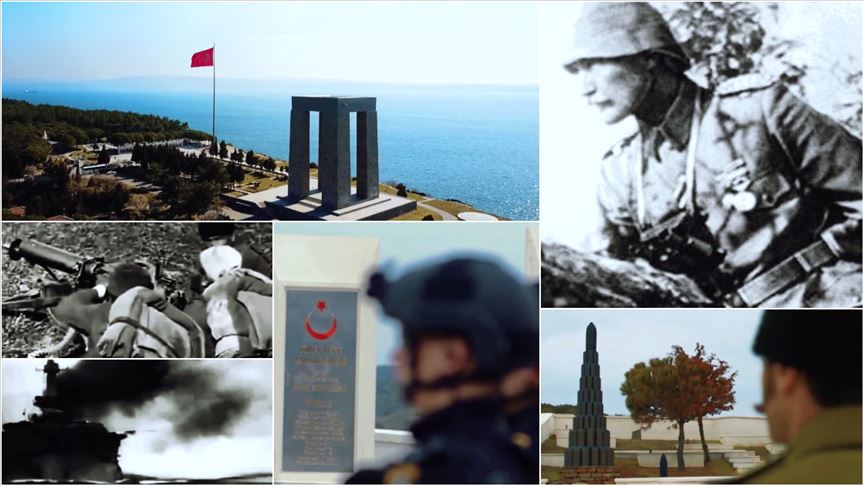 Jandarmadan 'Çanakkale Zaferi' videosu
