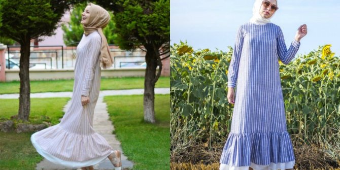 Moda tutkunu kadınlar için Sezonun trend elbise modelleri