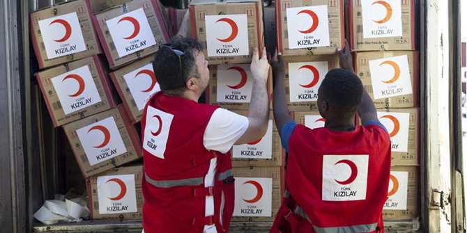 Türk Kızılay'dan Mozambik'teki afet bölgesine yardım