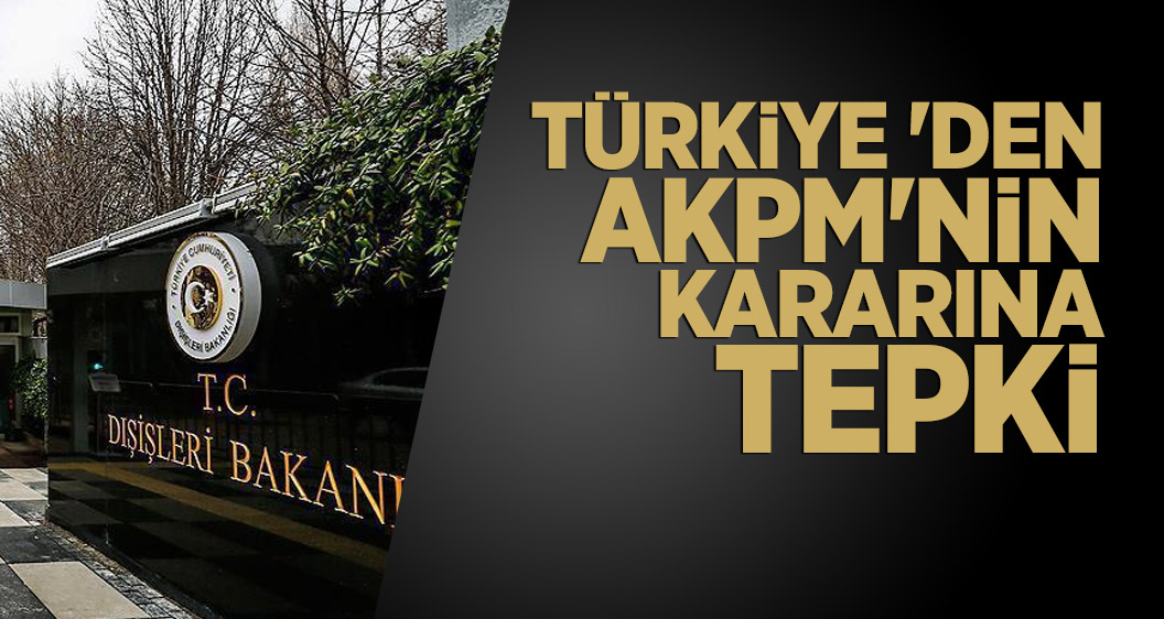 Türkiye 'den AKPM'nin FETÖ sanığına ödül vermesine tepki