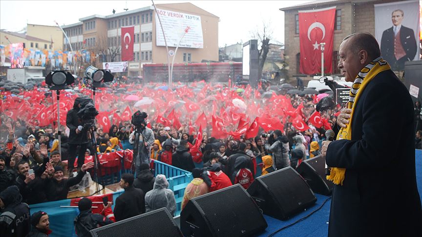Cumhurbaşkanı Erdoğan: CHP ve onun ruh ikizi HDP'ye rağmen yatırımlarımıza devam edeceğiz