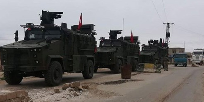 Rus ve Türk askeri birliklerinden Tel Rıfat bölgesinde ilk devriye