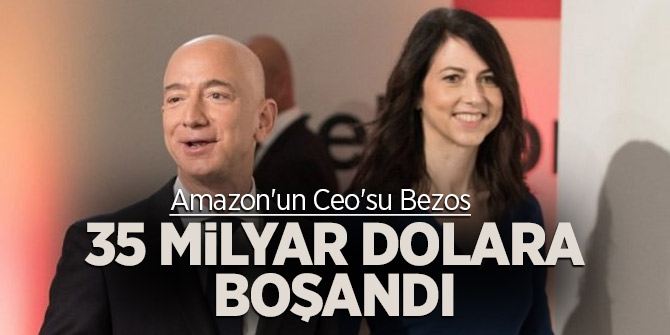 Amazon'un Ceo'su Bezos 35 milyar dolara boşandı