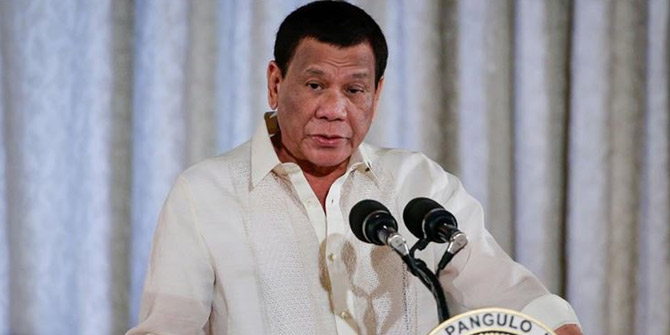 Filipinler Devlet Başkanı Duterte'den Çin'e gözdağı