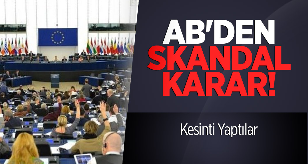 AB'den skandal karar! Türkiye'ye kesinti