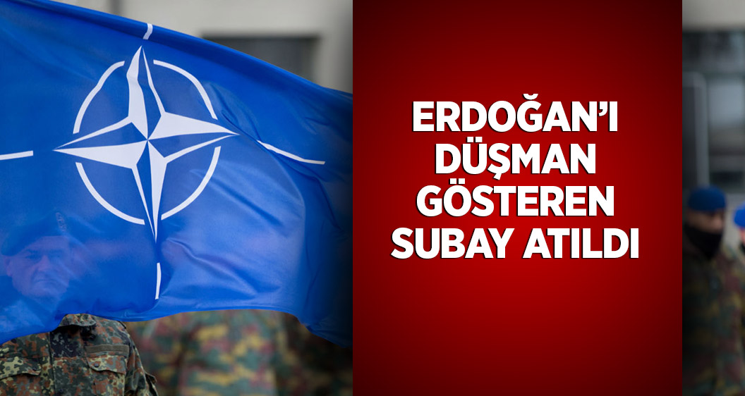 Erdoğan fotoğrafını seçen subay NATO'dan atıldı! NATO özür diledi...