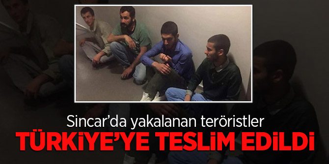 MİT'in Sincar'da yakaladığı 4 terörist Türkiye'ye getirildi