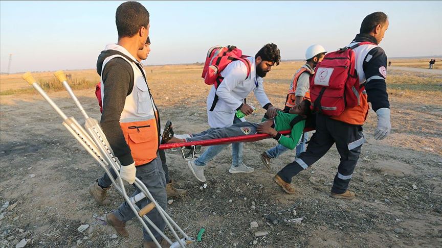 İsrail askerleri Gazze sınırında 7 Filistinliyi yaraladı