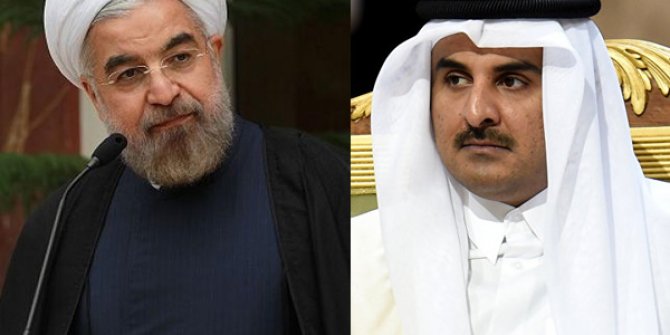 Ruhani, Katar Emiri Al Sani ile görüştü!
